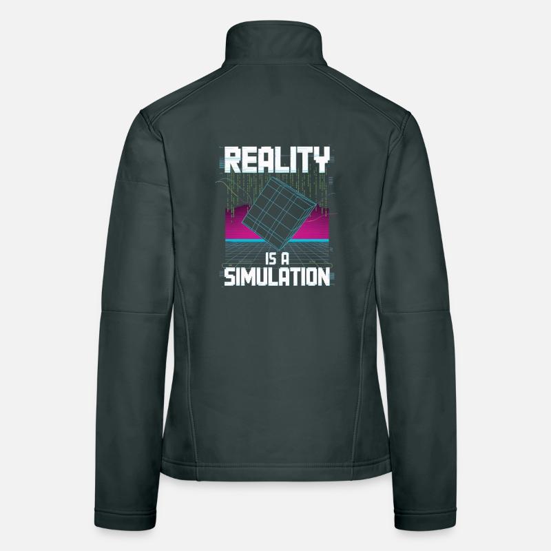 Reality is a simulation Women's Softshell Jacket