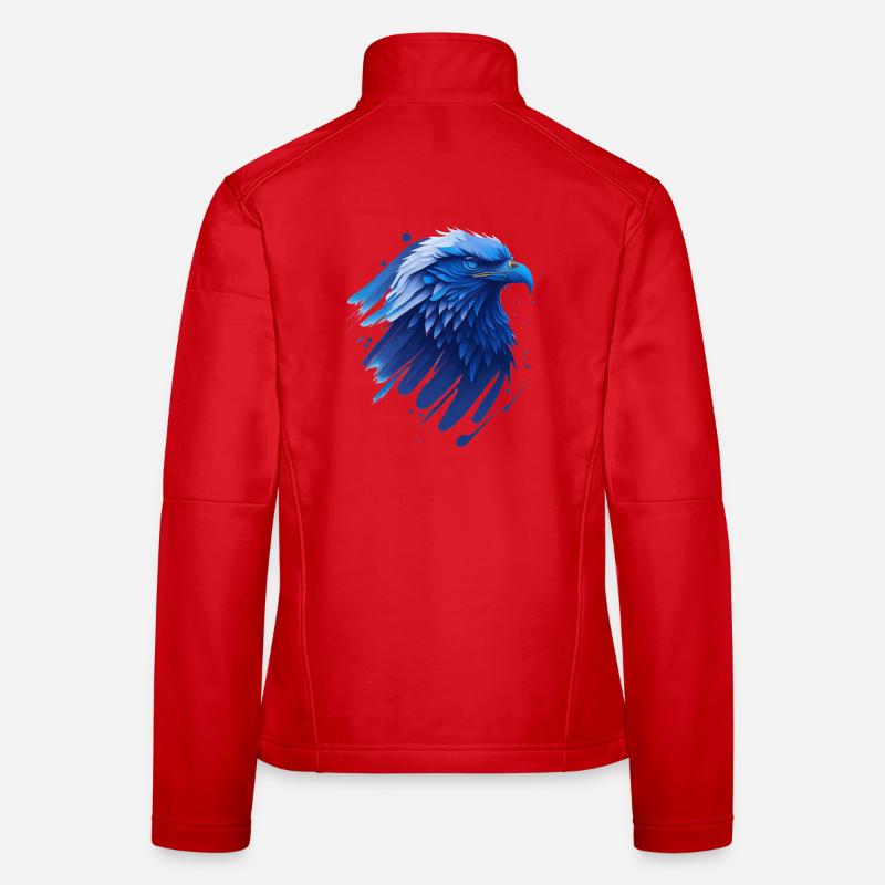 Blauer Adler  Frauen Softshelljacke
