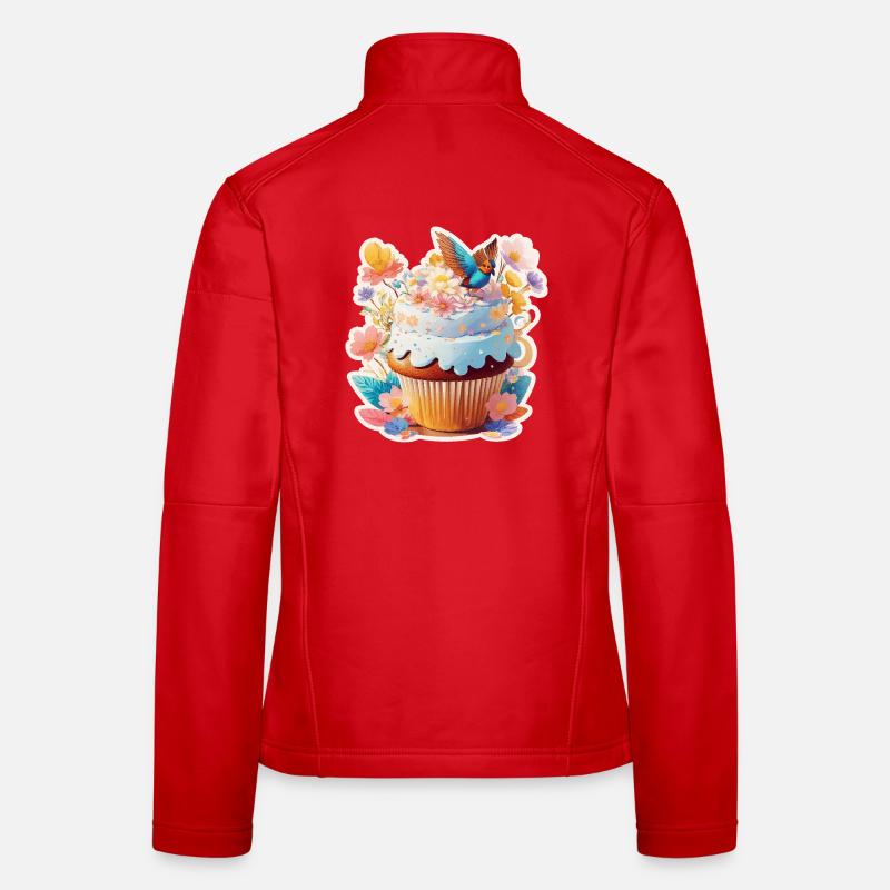 Cupcake Bird Women's Softshell Jacket