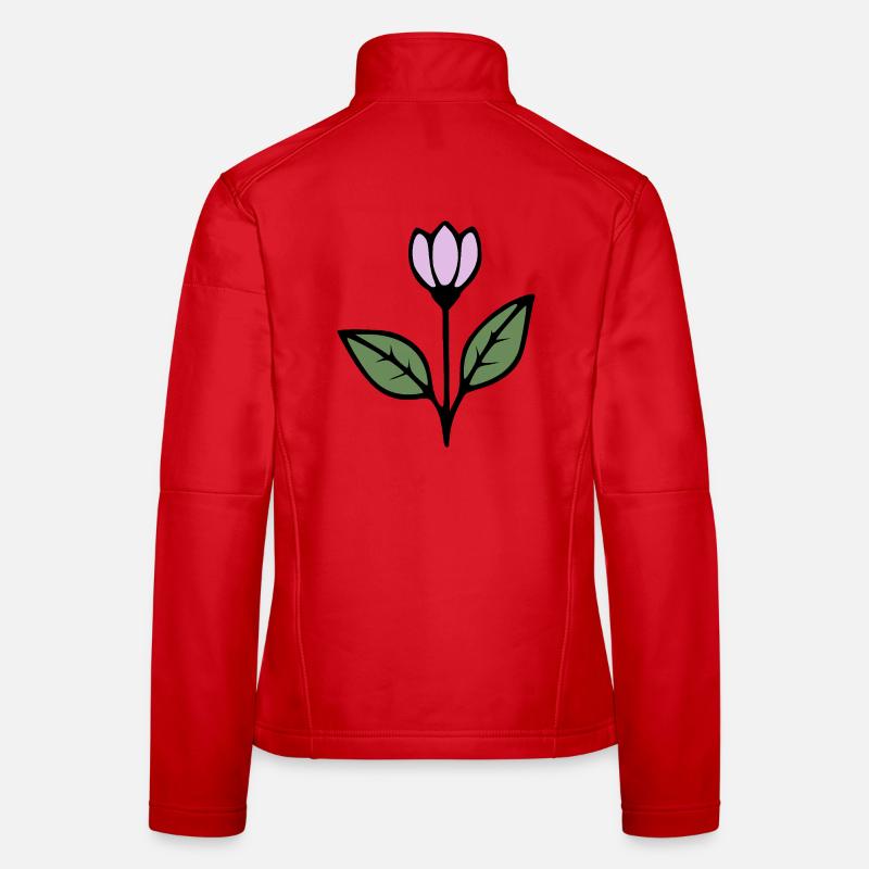  Blume Tulpe Blumen Blüte Geschenkidee Mutter  Frauen Softshelljacke