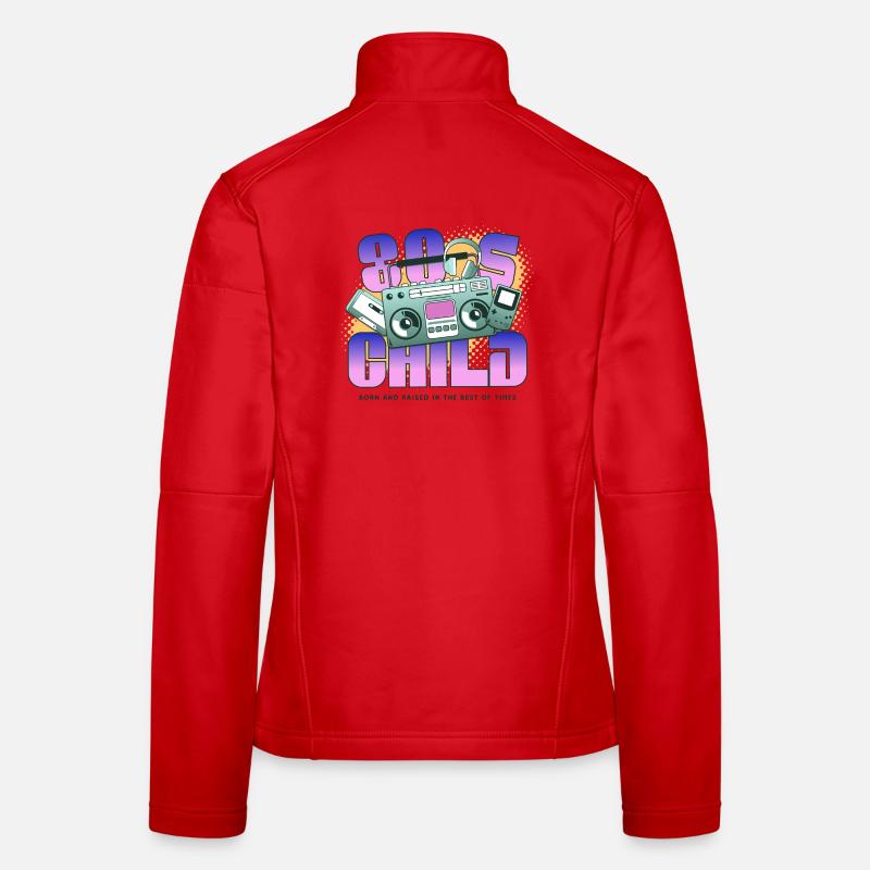 Bambino degli anni '80 Giacca softshell da donna