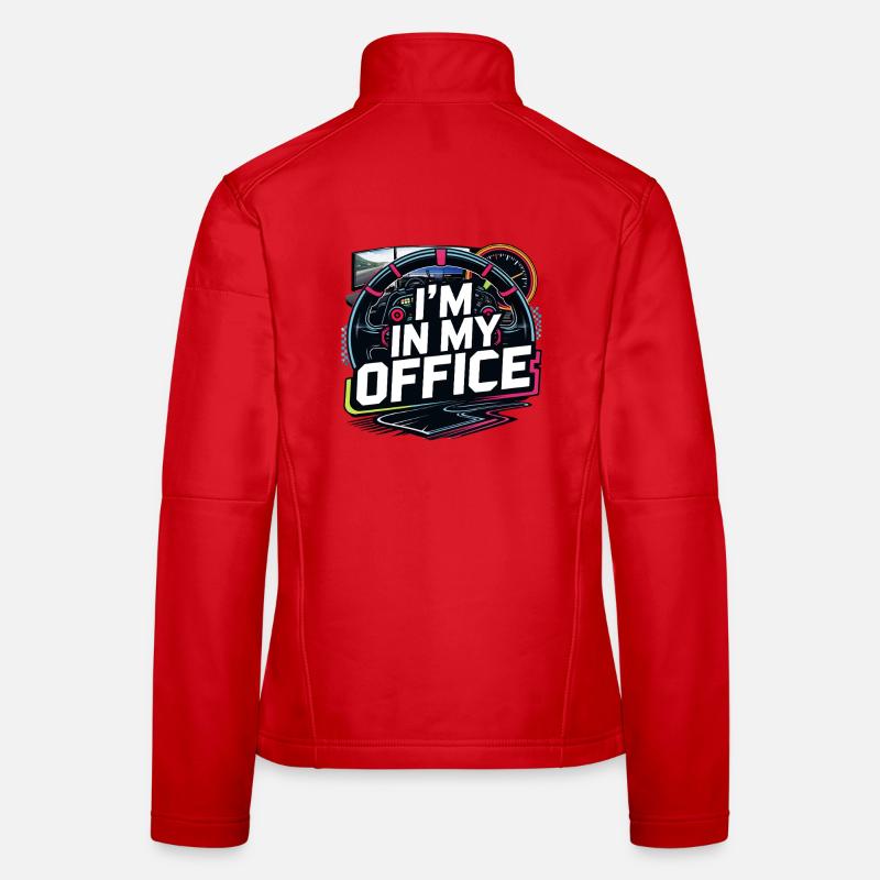 I'm in my office Women's Softshell Jacket