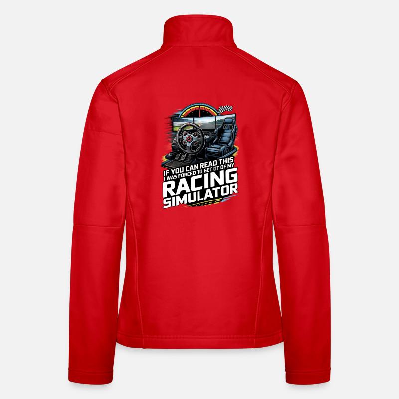 Simulateur de course Veste en tissu softshell Femme