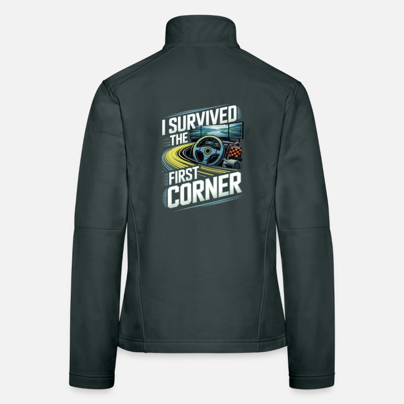 I survived the first turn Women's Softshell Jacket