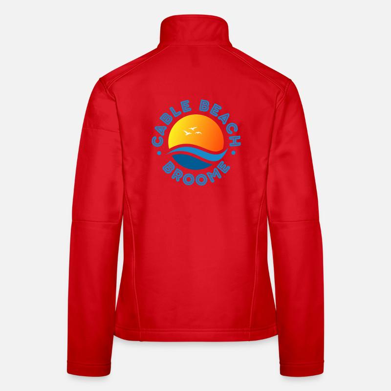 Cable Beach Broome Sunset  Women's Softshell Jacket