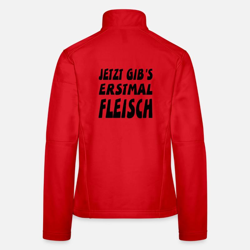 Fleisch Frauen Softshelljacke