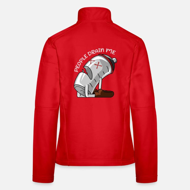 Introverti - Design drôle d’introverti - Sarcastic Sar Veste en tissu softshell Femme