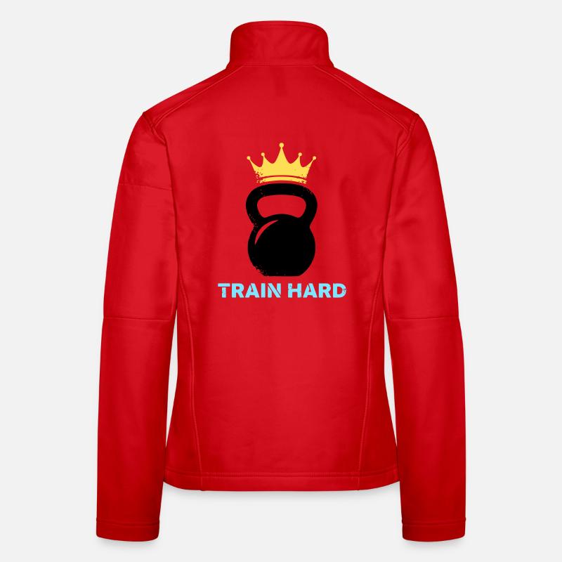 Kettlebell Crown Train Hard Women's Softshell Jacket