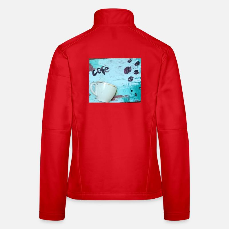 Café Veste en tissu softshell Femme