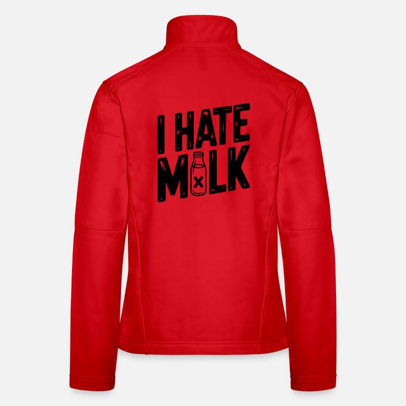 I Hate Milk Women's Softshell Jacket