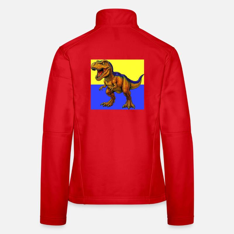 dinosaure Veste en tissu softshell Femme