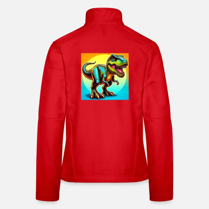 Dinosaurier Frauen Softshelljacke