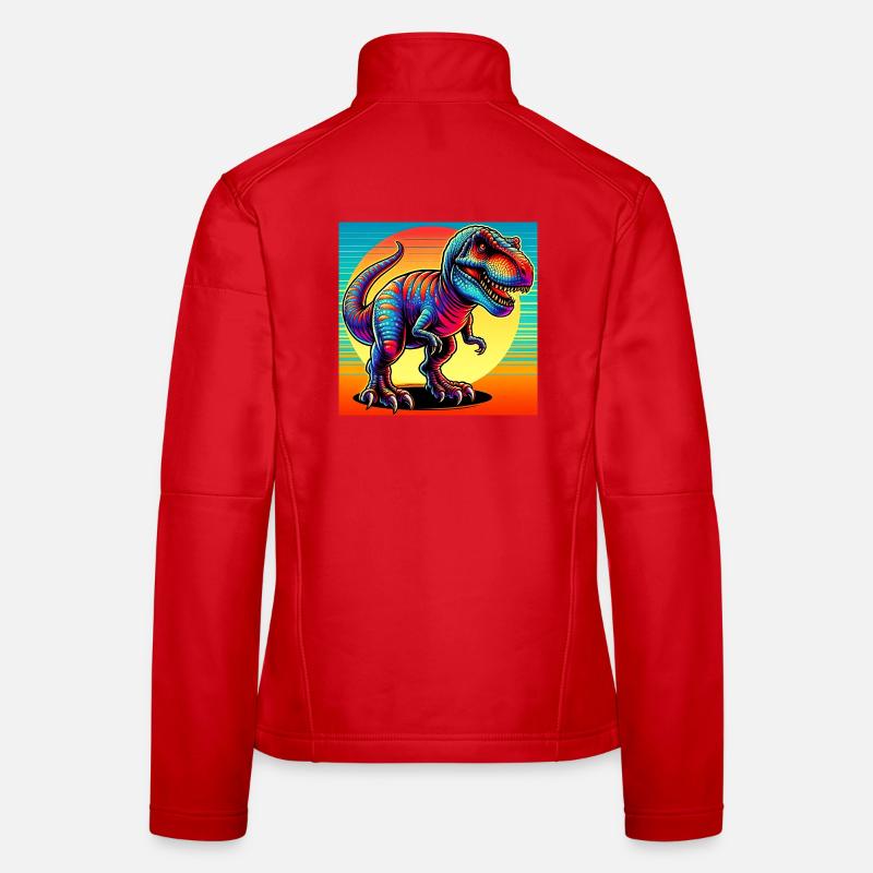 Dinosaurier Frauen Softshelljacke