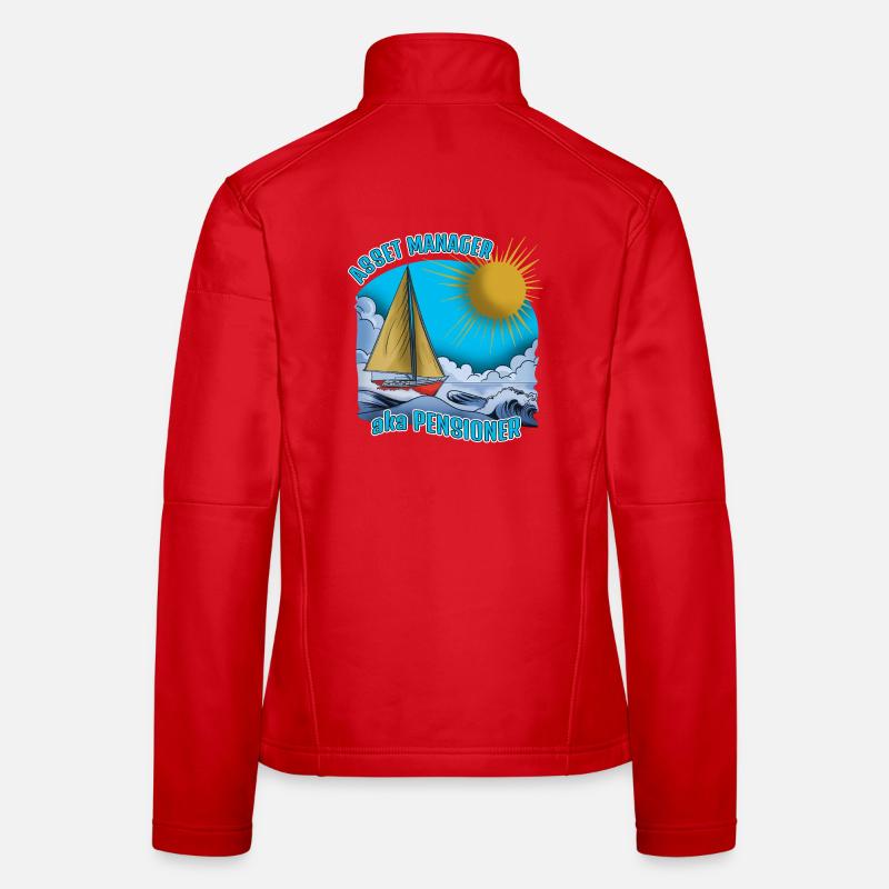 Asset Manager aka Pensioner Frauen Softshelljacke