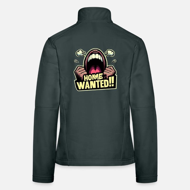 Home Wanted Comic Burst Frauen Softshelljacke