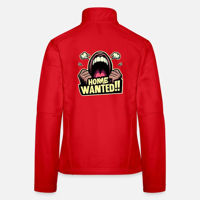 Home Wanted Comic Burst Frauen Softshelljacke