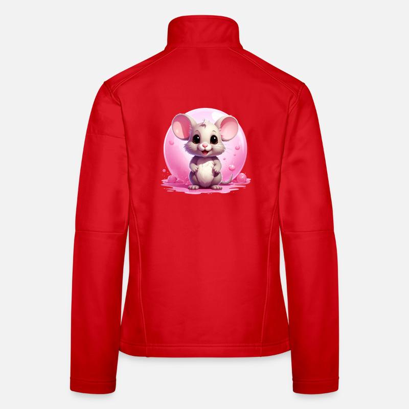 Cute Mouse Women's Softshell Jacket