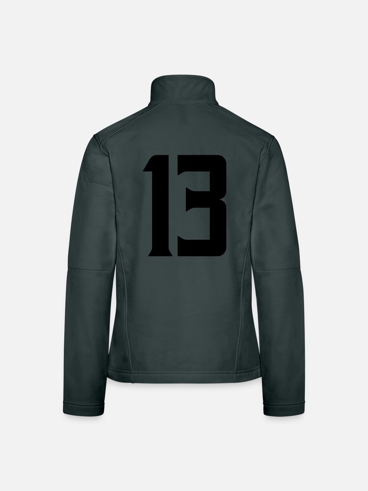13 - Women's Softshell Jacket - red - Back