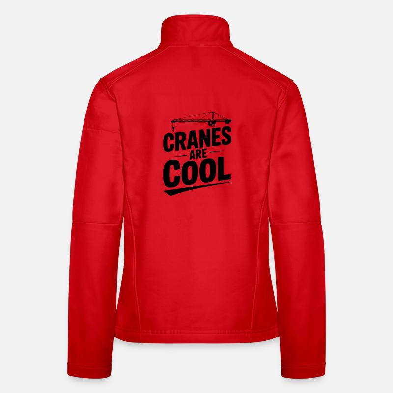 Cranes are Cool Women's Softshell Jacket