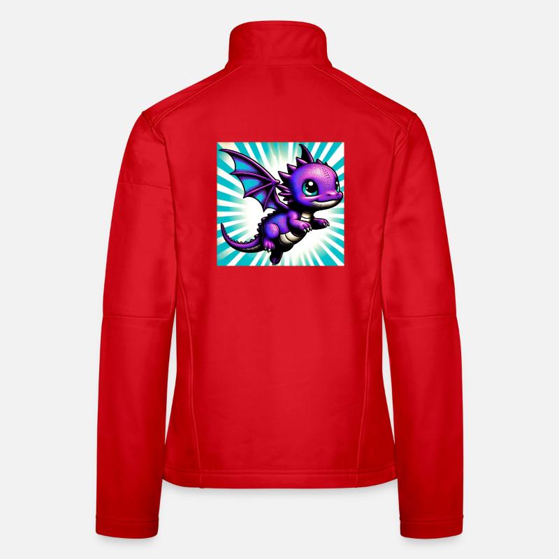 Drache Frauen Softshelljacke