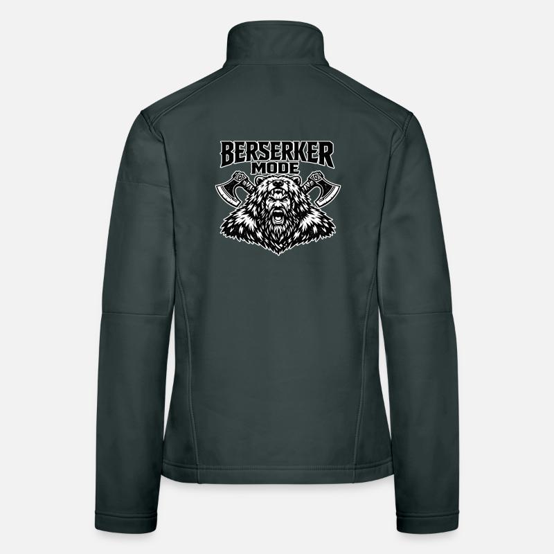 Berserker-Mode Bärachse Frauen Softshelljacke
