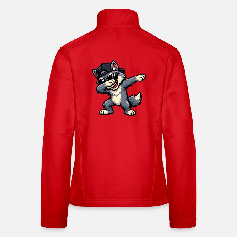 Loup Dab Veste en tissu softshell Femme