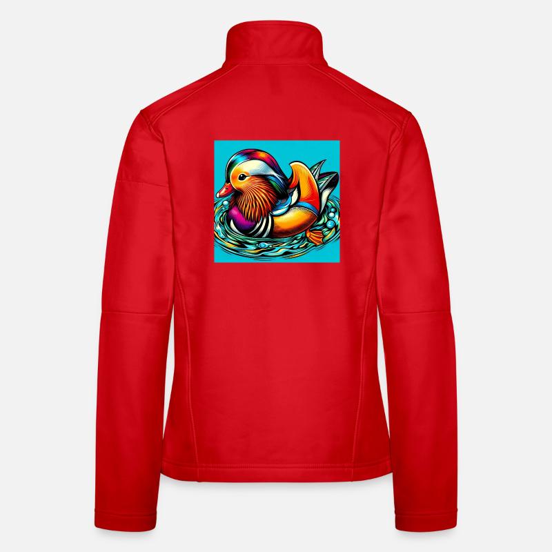 Canard mandarin Veste en tissu softshell Femme