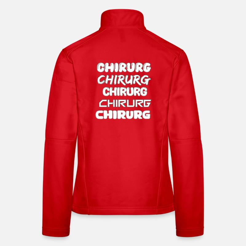 Chirurg als Beruf Frauen Softshelljacke