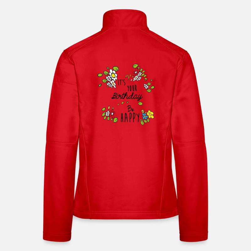 Birthday Women's Softshell Jacket