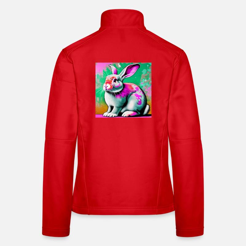 lapin Veste en tissu softshell Femme