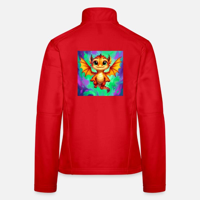 Drache Frauen Softshelljacke