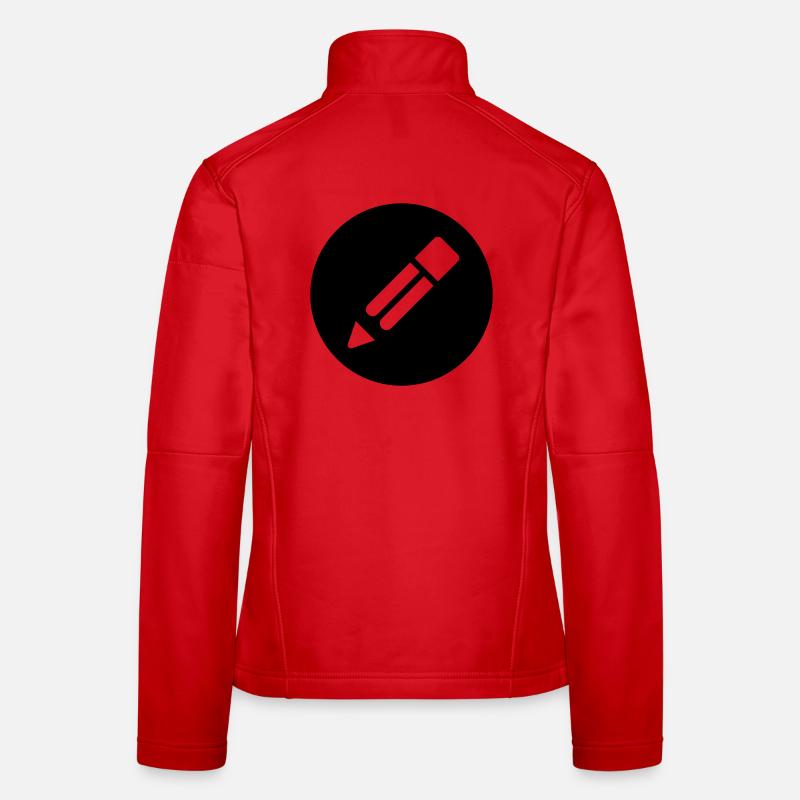 Crayon Veste en tissu softshell Femme