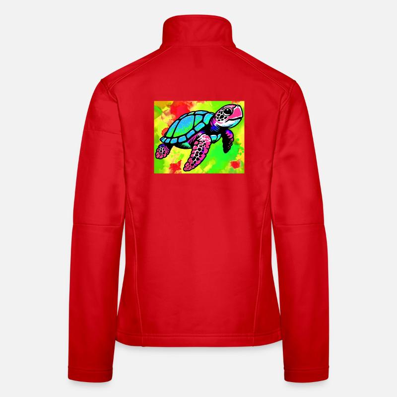 tortue Veste en tissu softshell Femme