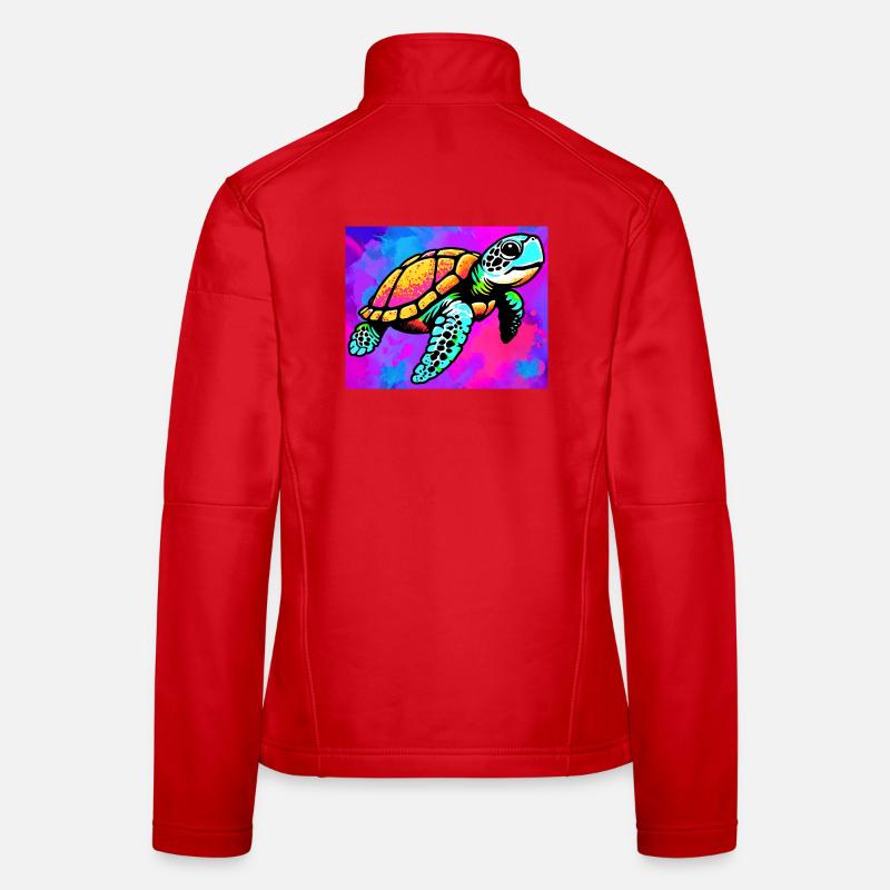 tortue Veste en tissu softshell Femme