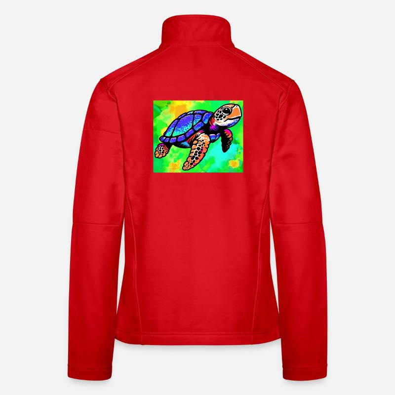 Schildkröte Frauen Softshelljacke