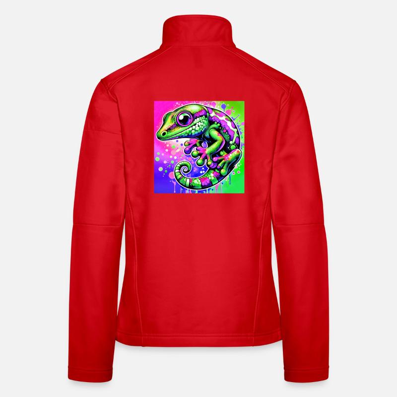 Gecko Veste en tissu softshell Femme