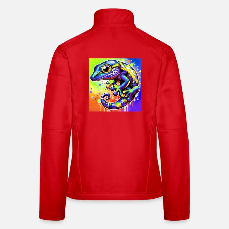 Gecko Veste en tissu softshell Femme