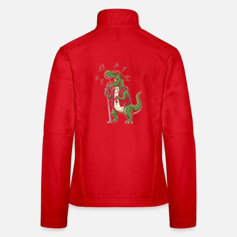 Rocker Dino avec micro Veste en tissu softshell Femme