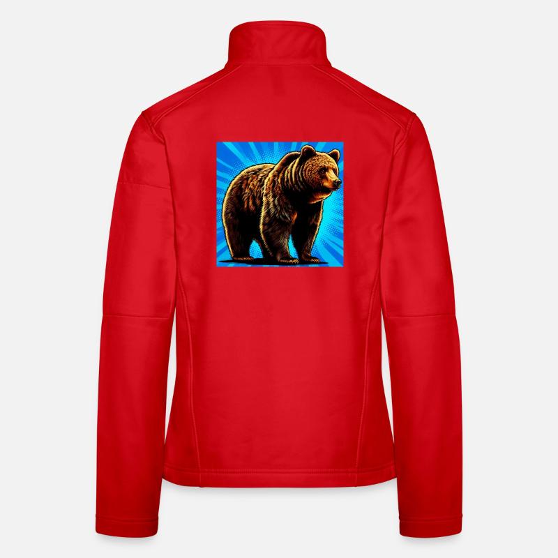 ours Veste en tissu softshell Femme