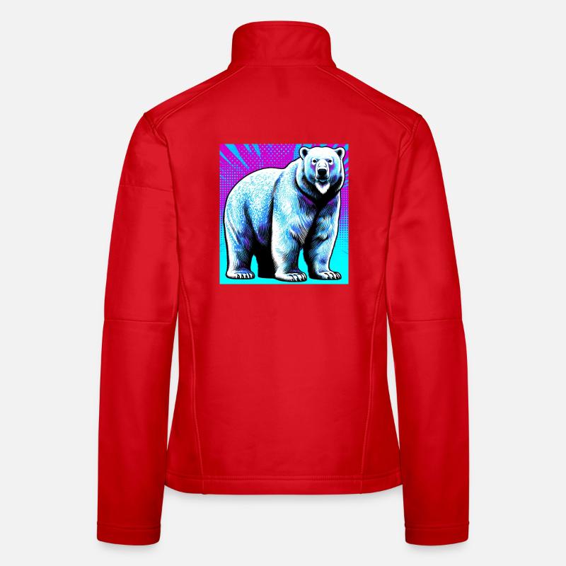 polar bear Women's Softshell Jacket
