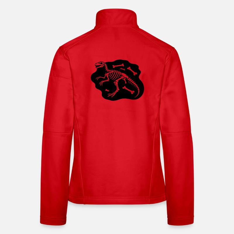 dinosaur bones Women's Softshell Jacket