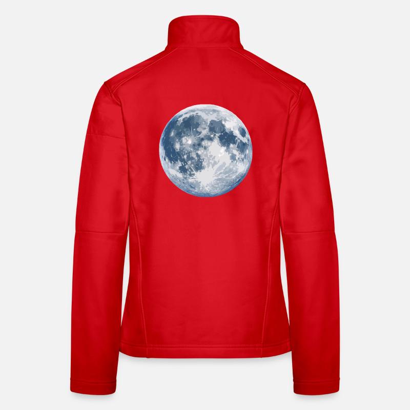 Silhouette au clair de lune Veste en tissu softshell Femme
