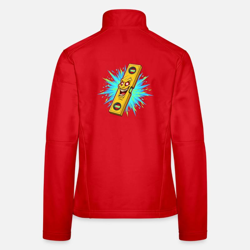 Furious level tool with explosion Women's Softshell Jacket