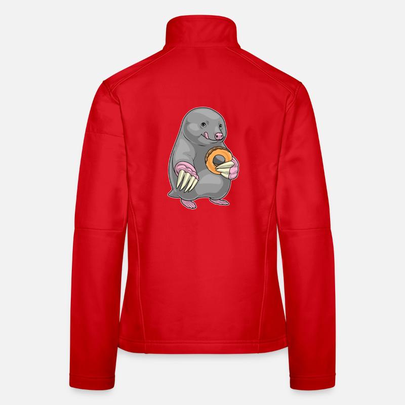 Mole Donut Women's Softshell Jacket