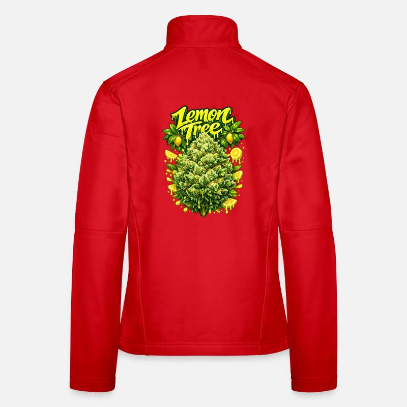 Lemon Tree Graffiti Art Print Women's Softshell Jacket