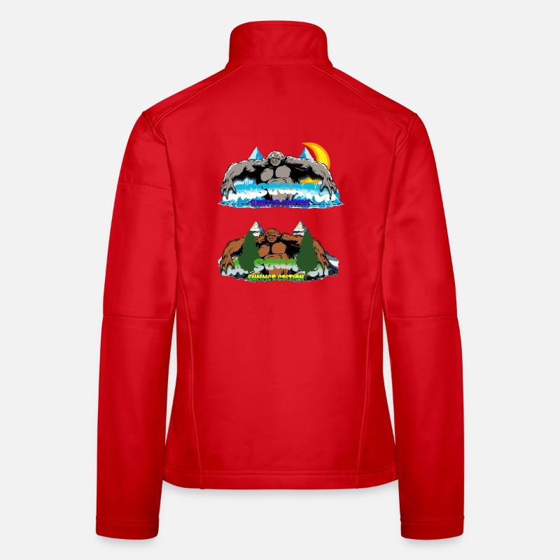 Sasquatch Peaks Winter and Summer Edition Women's Softshell Jacket