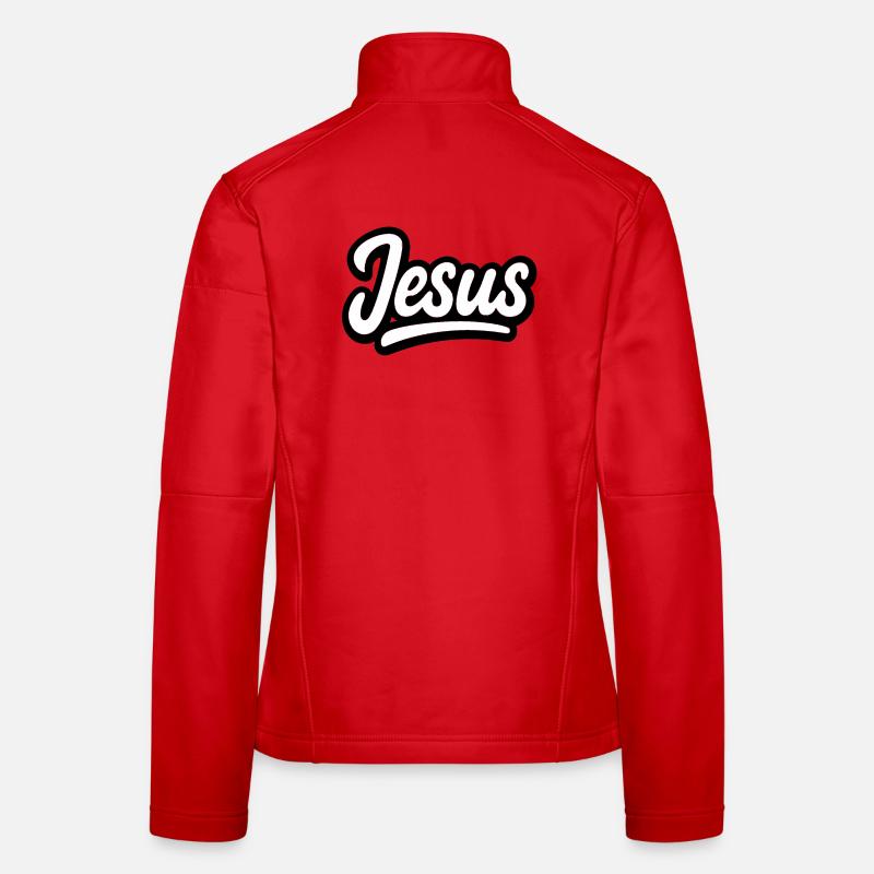 Jesus  Frauen Softshelljacke