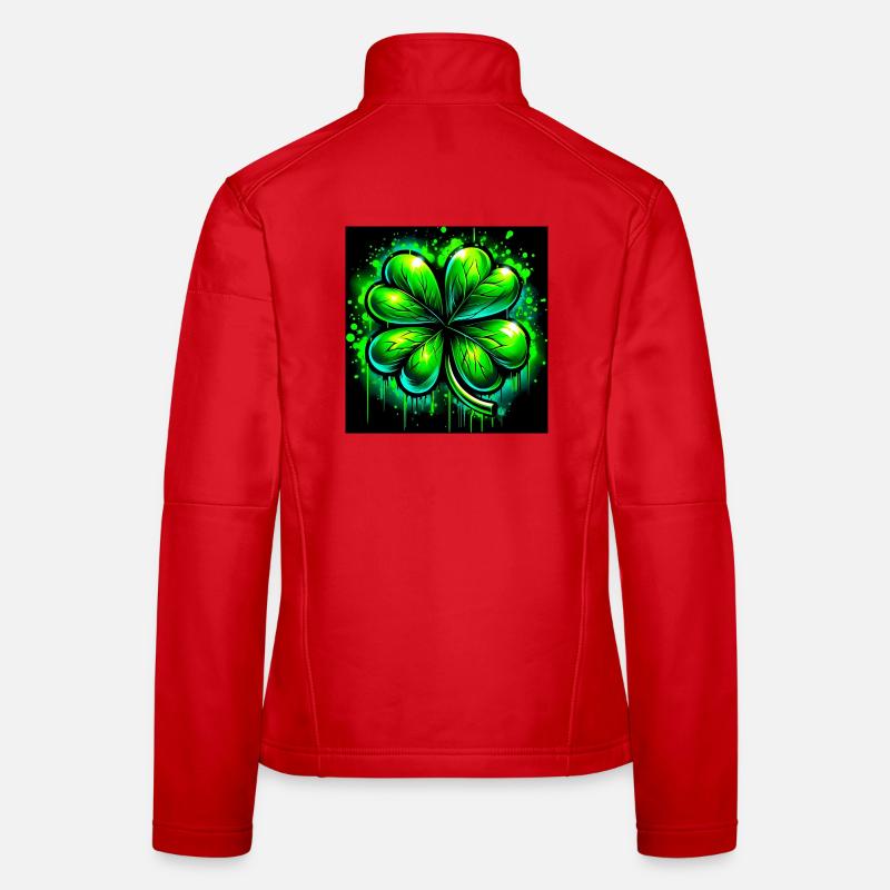 Four-leaf clover Women's Softshell Jacket