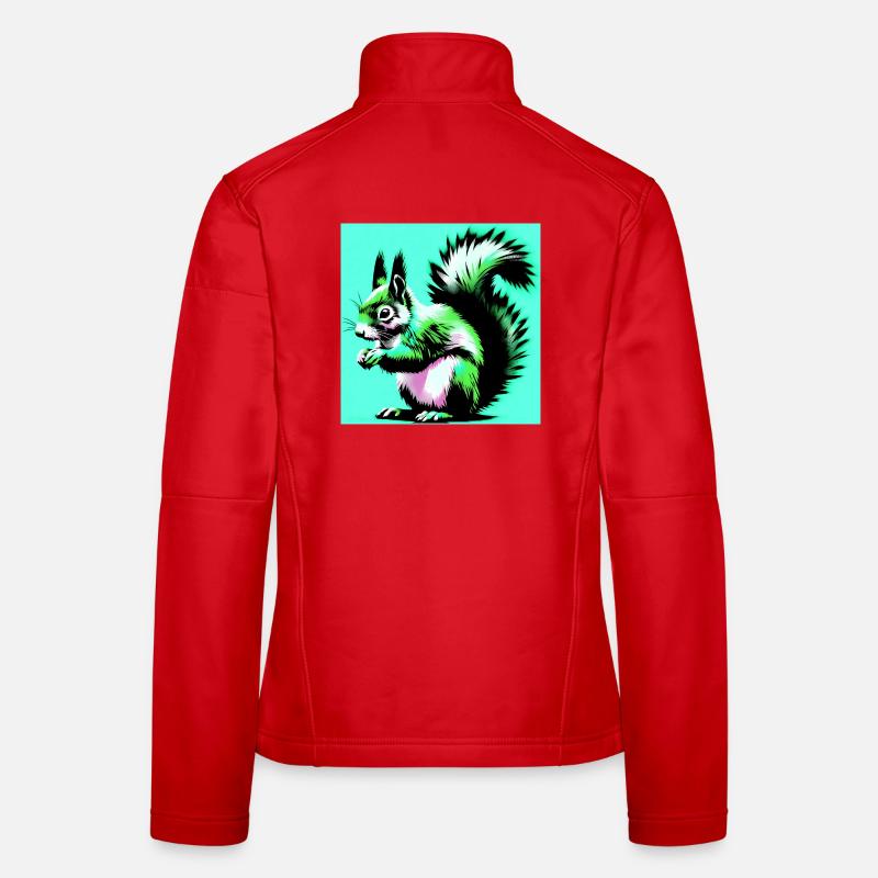 squirrel - Women's Softshell Jacket - red