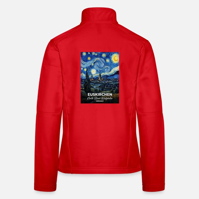 Euskirchen Germany Starry Night Women's Softshell Jacket